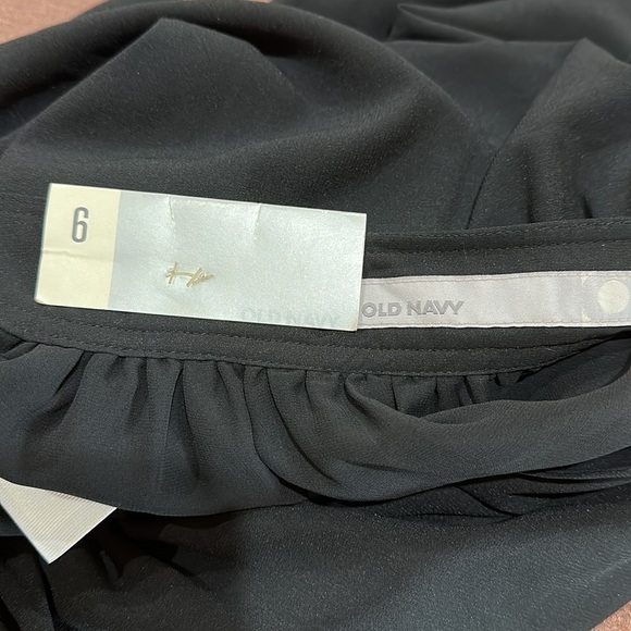 NWT Old Navy black chiffon lined mini skirt and Vintage NEW WITH TAG Sz 6 - Picture 11 of 13